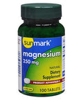 Sunmark Magnesium Tablets 100 Tabs By Sunmark