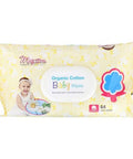 Organic Cotton Baby Wipes 64 Count By Maxim Hygiene Products