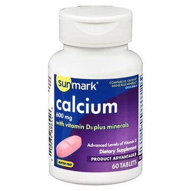 Sunmark Calcium + D3 60 Mini Tabs By Sunmark