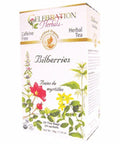 Bilberries Organic Tea 24 Bags By Celebration Herbals