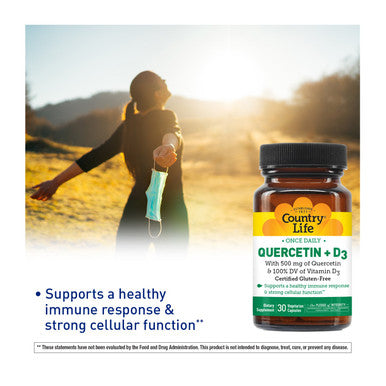 Country Life Quercetin + D3