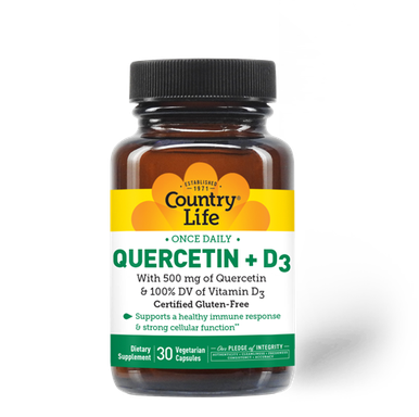 Country Life Quercetin + D3