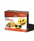 Adhesive Strip emoji 3/4 X 3 Inch Plastic Rectangle Kid Design (Emojis) Sterile 100 Count By ASO