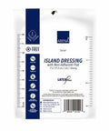 Adhesive Dressing Abena 2 X 2-3/4 Inch NonWoven Gauze Rectangle White Sterile White 50 Count By Abena