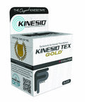 Kinesiology Tape Kinesio Tex Gold FP Water Resistant Cotton 2 Inch X 5-1/2 Yard Black NonSterile 6 Count By Fabrication Enterprises