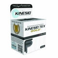 Kinesiology Tape Kinesio Tex Gold FP Water Resistant Cotton 2 Inch X 5-1/2 Yard Black NonSterile 6 Count By Fabrication Enterprises