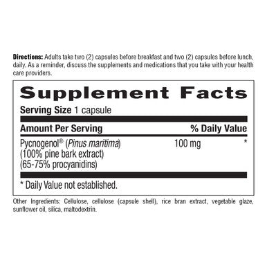 Country Life Pycnogenol 100 mg