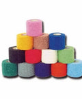 Cohesive Bandage CoFlex NL 2 Inch X 5 Yard Standard Compression Self-adherent Closure Green NonSter Case of 48 By Andover Coated Products