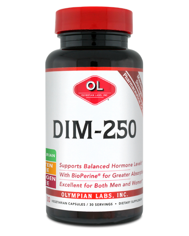 Olympian Labs Dim - Diindolylmethane With Bioperine - 250Mg 30 Caps
