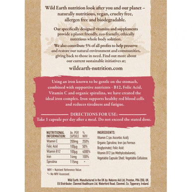 Wild Earth Gentle Iron Complex 30's