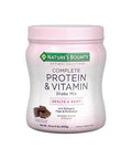 Nature's Bounty Optimal Solutions Complete Protein & Vitamin Shake Mix, Chocolate 16 oz