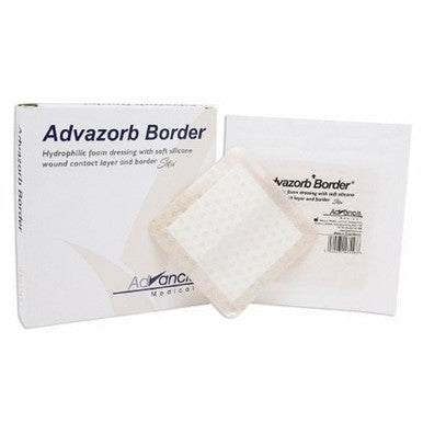 Silicone Foam Dressing 6 X 6 Inch 10 Count By Advazorb
