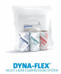 3 Layer Compression Bandage System DYNA-FLEX Standard Compression Self-adherent / No Closure Tan / Case of 8 By Systagenix Wound Management