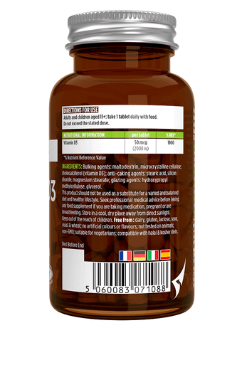 Igennus Pure & Essential Daily Vitamin D3 2000Iu 365'S