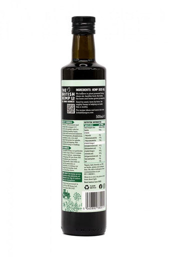 The British Hemp Co Hemp Seed Oil 500Ml