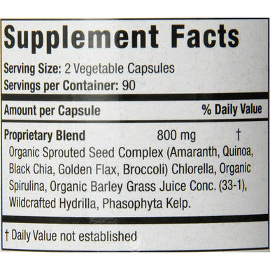 LifeSource SuperSprouts 180 Veg Caps By Harmonic Innerprizes (formerly Etherium Tech)