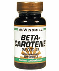 Beta Carotene 100 Softgels By Windmill Health Products