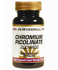 Chromium Picolinate 60 Tabs By Windmill Health Products