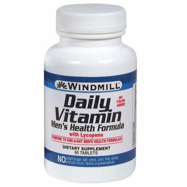Daily Vitamin Mens Formula 60 Tabs By Windmill Health Products