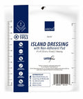 Adhesive Dressing 4 X 4 Inch White Case of 250 By Abena