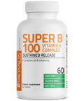 Bronson Super Vitamin B 100 Complex Sustained Release 60 Count