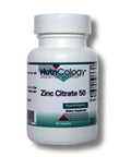 Zinc Citrate 60 Caps By Nutricology/ Allergy Research Group