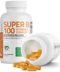 Bronson Super Vitamin B 100 Complex Sustained Release 100 Count