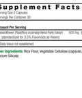 Nature's Answer Passionflower Herbal Supplement Vegetarian Capsules 60 Capsules