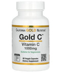 California Gold Nutrition Gold C, Vitamin C, 1,000 mg, 60 Veggie Capsules