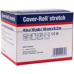 Dressing Retention Tape Cover-Roll Radio-transparent Acrylic Adhesive 4 Inch X 10 Yard White NonSte White Case of 12 By Bsn-Jobst
