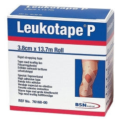 Orthopedic Corrective Tape Leukotape P Porous Rayon / Zinc Oxide 1-1/2 Inch X 15 Yard Beige NonSter Case of 30 By Bsn-Jobst