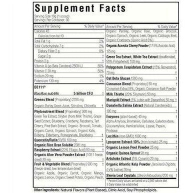 nanogreens10 probiotic Green Apple 10.6 oz by BioPharma Scientific