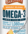 Barlean's Omega-3 Fish Oil Mango Peach Smoothie 16 oz