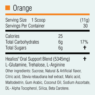Healios Orange Flavor Oral Health Dietary Supplement