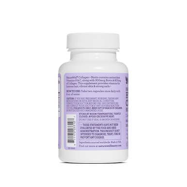 NatureWell Hydrolyzed Collagen Biotin Dietary Supplement