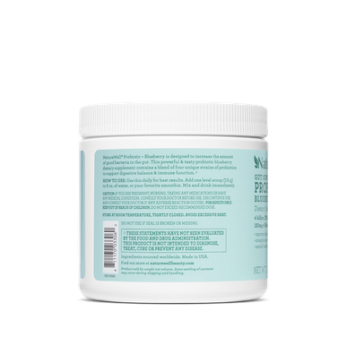 NatureWell Probiotic Blueberry Dietary Supplement Powder