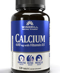 Windmill Calcium With Vitamin D 600 mg Tablets 120 Tablets