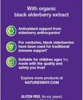 Nature's Way Sambucus Organic Black Elderberry Syrup for Kids Traditional Immune Support 4 Fl. Oz