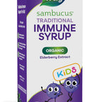 Nature's Way Sambucus Organic Black Elderberry Syrup for Kids Traditional Immune Support 4 Fl. Oz