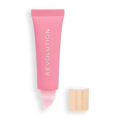 Revolution Beauty London Revolution Beauty Juicy Peptide Lip Balm Hydrating & Plumping Lip Balm With Sheer Color Infused With Vitamin E & Peptides Pink Strawberry 0.27 Fl. Oz