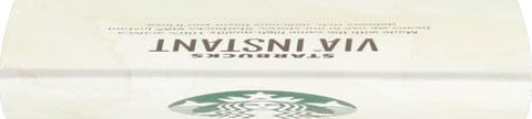 STARBUCKS VIA VERANDA BLEND MIX INSTANT COFFEE CAFFEINE PACKETS IN BOX 1.4 OZ - 0762111953321