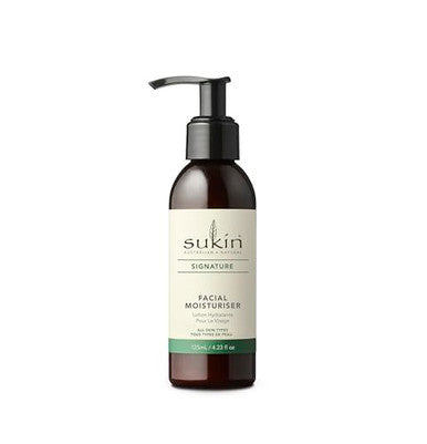 Sukin Facial Moisturizer Pump Hydrating Face Cream With Wheat Germ And Vitamin E To Deeply Nourish Soften And Improve Skin Texture 4.23 Fl Oz