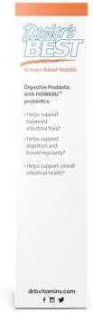 Doctors Best Digestive Probiotic 20 Billion Cfu With Howaru Supports Digestive & Intestinal Health Nongmo Gluten Vegan 30 Veggie Caps