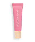 Revolution Beauty London Revolution Beauty Juicy Peptide Lip Balm Hydrating & Plumping Lip Balm With Sheer Color Infused With Vitamin E & Peptides Pink Strawberry 0.27 Fl. Oz