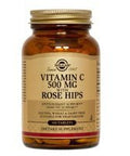 Solgar Vitamin C 500 Mg With Rose Hips 100 Tabs