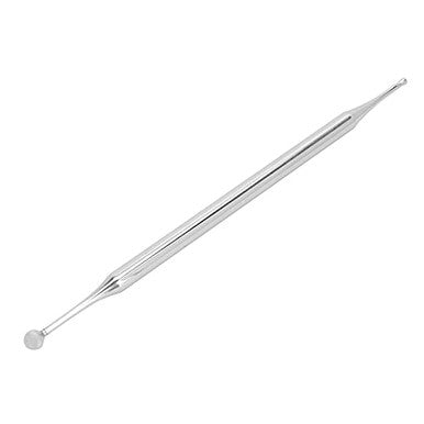 Yosoo Health Gear Tip Acupuncture Dual Head Ear Acupuncture Stainless Steel Manual Body Point Probe Pen Deep Tissue Massage Portable Self Massage Acupressure Bar Relief Pain Treatment Tool