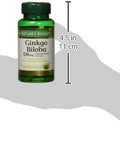 Nature's Bounty Ginkgo Biloba 120 Mg 100 Ea (Pack Of 3)
