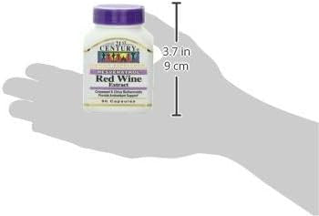 21St Century Resveratrol Red Wine Extract Capsules 90Count