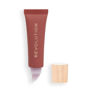 Revolution Beauty London Revolution Beauty Juicy Peptide Lip Balm Hydrating & Plumping Lip Balm With Sheer Color Infused With Vitamin E & Peptides Nude Latte 0.27 Fl. Oz