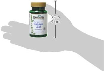 Swanson Full Spectrum Papaya Leaf - Herbal Supplement Promoting Digestive Health '&' GI Tract Support - Natural Formula Overall Wellness - (60 Capsules 400mg Each)